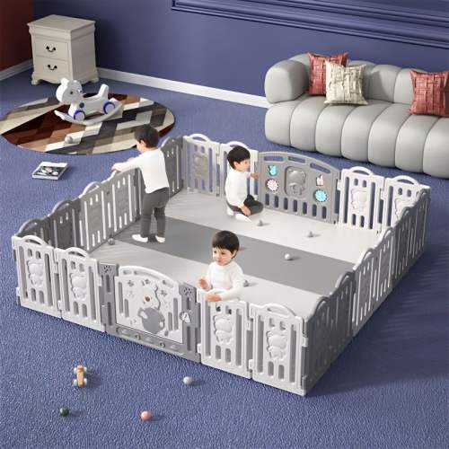 迪士尼围栏婴儿客厅地上宝宝室内家用爬爬垫儿童爬行垫游戏防护栏 179.09元