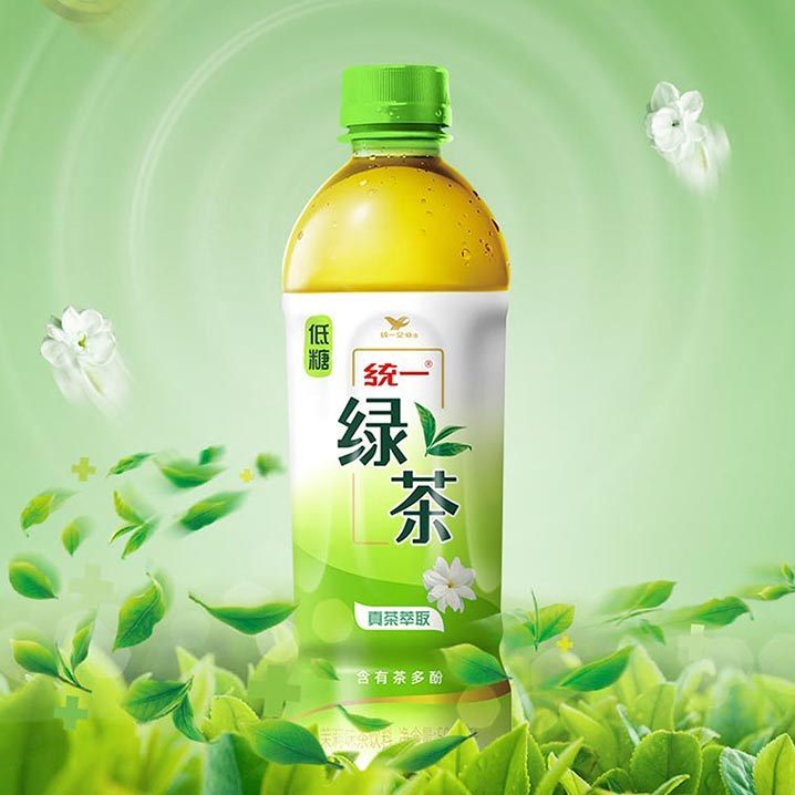 统一绿茶 低糖茉莉花味500ml*15瓶整箱饮料 亲近自然为健康加分 34