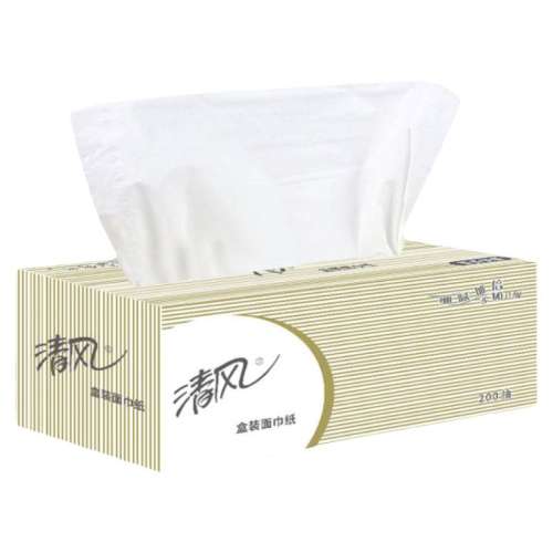 9包 清风盒装抽纸2层200抽36盒面巾纸 43.8元