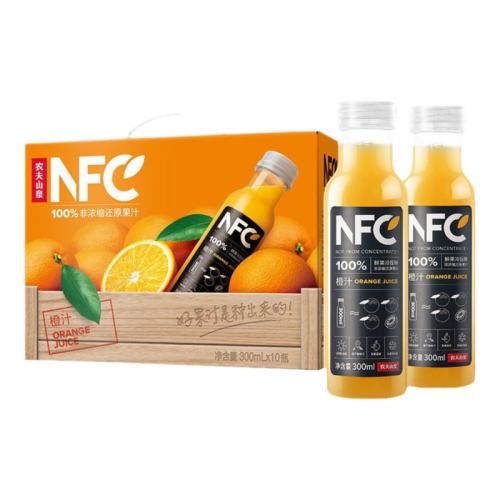 ڲ֭300ml*10ƿ䡿99Ժڣ ե100%NFC֭ũɽȪװ65.9Ԫ