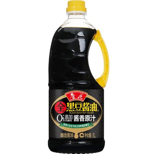 百亿补贴：500ml 鲁花黑豆原汁酱油1L*1、1L*2、500ml*1 传统酱香优质原料物理压榨 15.9元