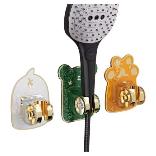 卫生间免打孔花洒支架浴室喷头固定底座万向可调节淋浴器厕所防水 2