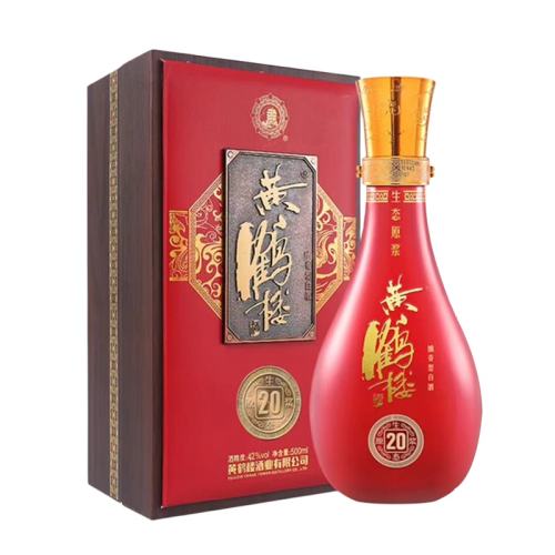 42度500ml*1瓶 黄鹤楼酒生态原浆20 黄鹤楼酒生态原浆20浓香型白酒348
