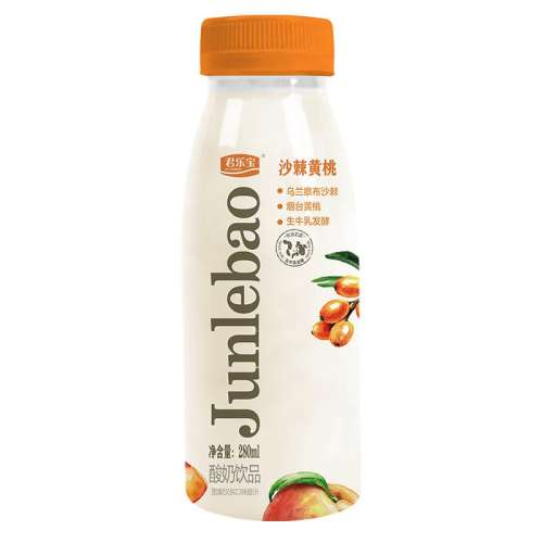 百亿补贴:沙棘黄桃酸奶饮品280ml*7瓶 君乐宝沙棘黄桃酸奶饮品 34.9元