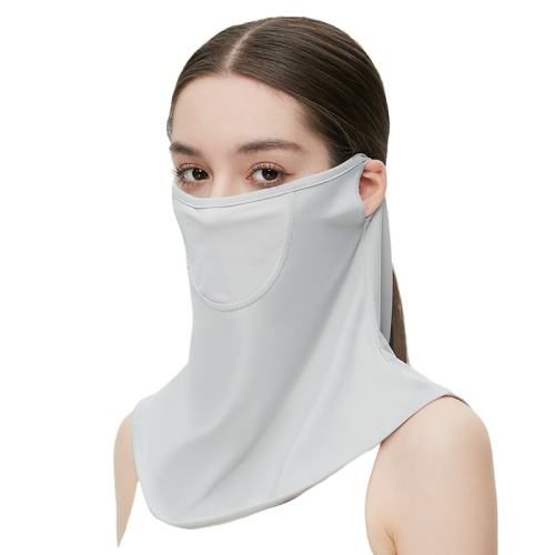 百亿补贴:灰色 玖慕防晒面罩女夏护颈全脸冰丝