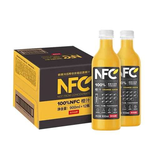 ڲ³֭900ml*4ƿ922Ժڣ ũɽȪ100%NFC֭900mlƿװ