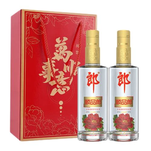 百亿补贴:瓶 郎酒 顺品郎金盖 45度 浓酱兼香白酒 480