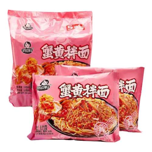 QiaoDouMaʽ116g*10 Super spicy turkey noodlesзNoodles with crab roeand so on25.8Ԫ