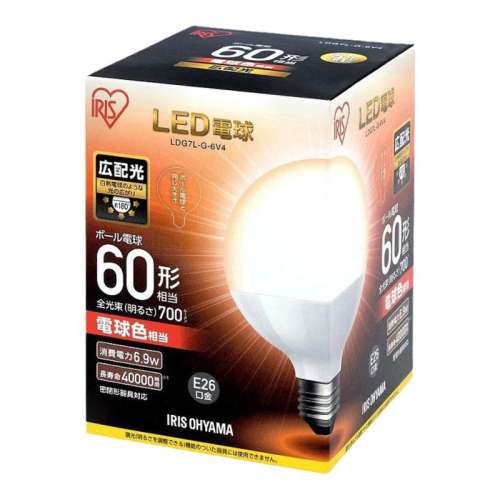 Not Specified LDG7L-G-6V4 ձֱʡIRISOHYAMA LED 26mm/60w ׳LDG7L-G-6V4131.41Ԫ(88VIP 95)