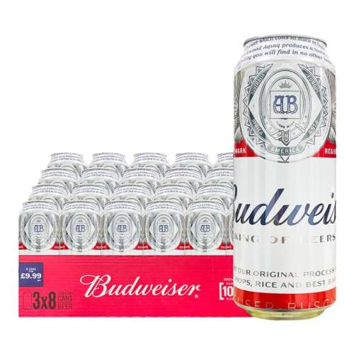 ڰװ500ml*8*3 ԭװڰBudweiserơ500ml*24޾ơʱ149.9Ԫ