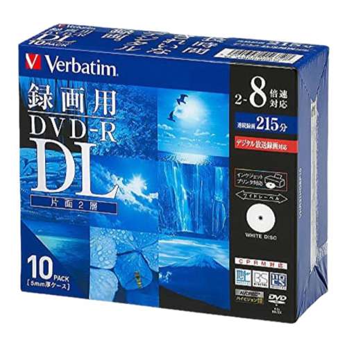 Not Specified VHR21HDSP10 ձֱʡVerbatimһԿ¼DVD-R DL 215/2-810153.04Ԫ(88VIP 95)