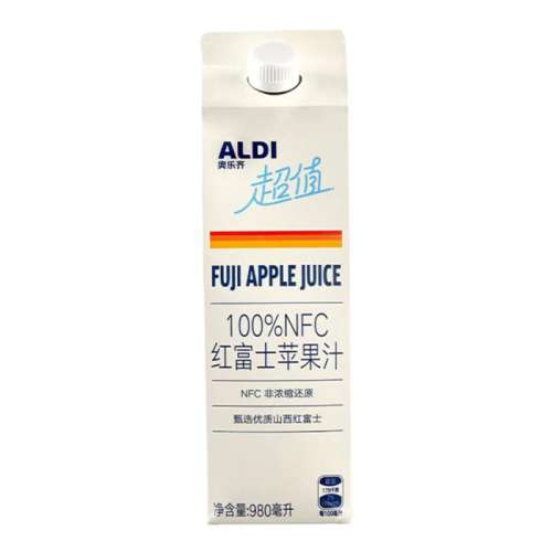 980ml ALDI 100%NFC 츻ʿƻ֭980ml֭Ʒʹ 35.92Ԫ2(17.96Ԫ/)