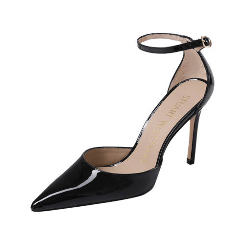 STUART 100 STRAP PUM BLACK PAT PATENT ɫ 35 Stuart Weitzmanϸ߸ЬЬ 1899.05Ԫ(88VIP 95)