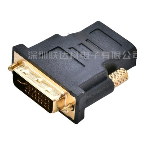 DVI-D 24+1ӿ 0.5m  DVIתHDMIĸתͷƵת̨ʽʾ 3.98Ԫ