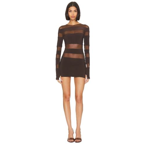 Chocolate/chocolate Mesh L Norma Kamali ɫȹοɴԸжȹȹ÷REVOLVE1225.5Ԫ(88VIP 95)