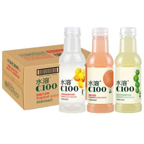 445ml*3ƿζ ũɽȪˮC100Ϲ֭Ʒ12.6Ԫ