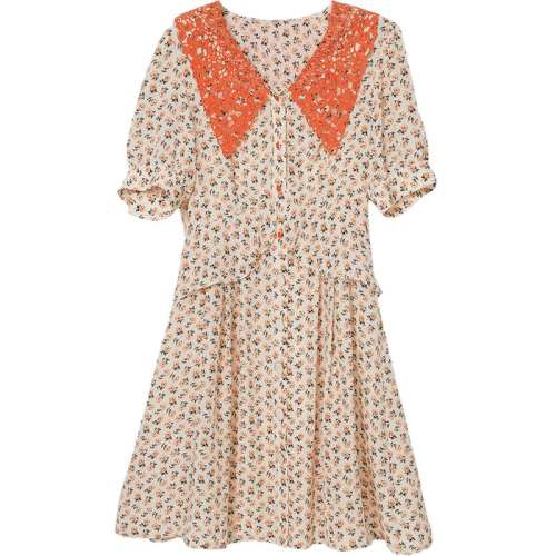 ۻ㣺ɫ XS Oece¿Ůװ·ʽС黨˿ȹŮȹ573.75Ԫ5(114.75Ԫ/)