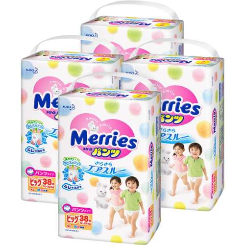 (ձMerriesŮӤʪѧXL38͸)*4 ձ汦777.09Ԫ3(259.03Ԫ/88VIP 95)