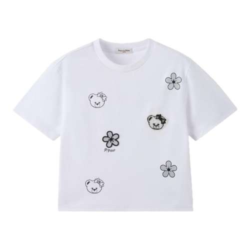 Ivoryɫ/39 110cm СPawinPawͨСͯװ25ŮͯŮӡT118.66Ԫ(88VIP 95)