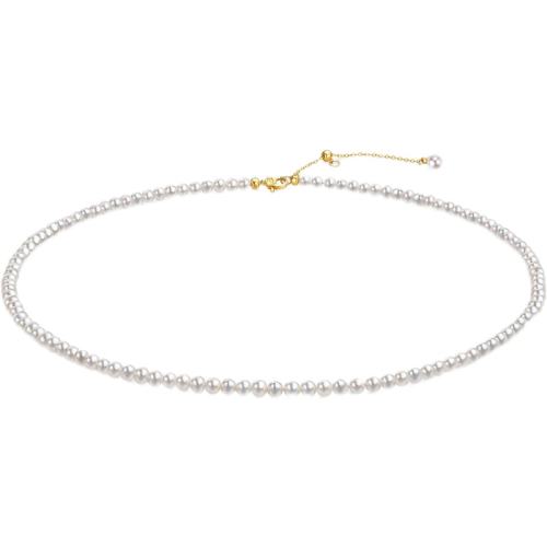 3-4mm 45cm S925β飩 ȻˮԲbaby18KС龱ŮС395.01Ԫ