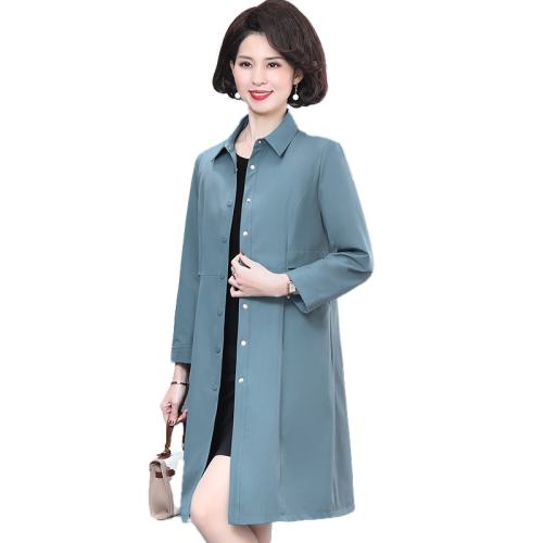 孔雀兰 3XL 2023新款洋气风衣外套中长款春秋 326元拍2件(合163元/件)