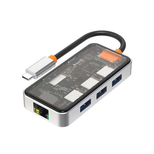 ˺һ͸HDMI1.4+USB3.0+USB2.0+PD+TYPEC2.0+ SD/TF2.0+RJ45100M4K30 ˺һչmacbookչtypecʵ65Ԫ