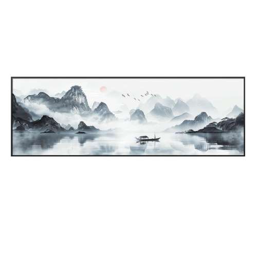 ۻ㣺ɽˮ ͻ棩 120x40cm ˿ƺڣϽ йɽˮ칫ұǽһʽˮīߵǽ236.7Ԫ2(118.35Ԫ/)