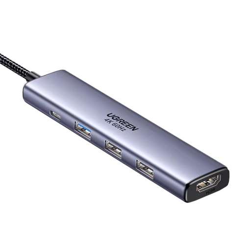 51USB3.0+USB2.0x2+HDMI60Hz+PD Type-Cչ׵4չUSBHDMIתͷ4Kͨƻ16MacBookΪС׵תʼǱiPad66.9Ԫ
