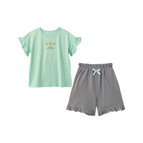 燕麦色/紫罗兰色 90cm 日本千趣会女童家居服 477.6元拍5件(合95.52元/件)