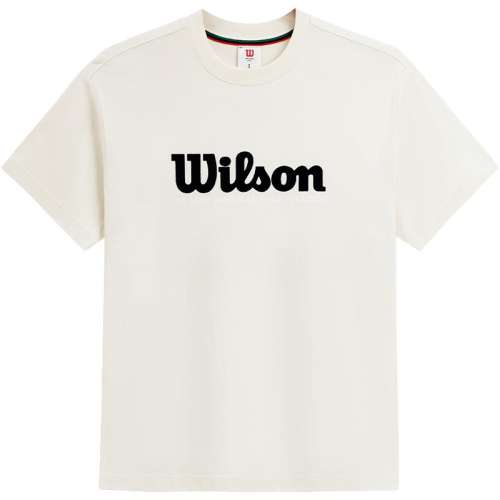 豆腐灰-WM00375511GYC S Wilson威尔胜官方25夏季新款男士GRAPHIC网球运动休闲训练短袖T恤 540元