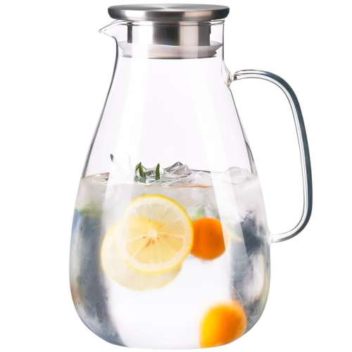 聚划算：【耐热加厚】嘟嘟壶1700ML?活动特惠款 高硼硅玻璃冷水壶耐高温家用 65.19元拍3件(合21.73元/件)