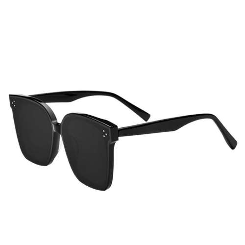 黑色/F，UV400，眼镜盒三件套 【官方旗舰】高级感防晒太阳镜 实付47.9元