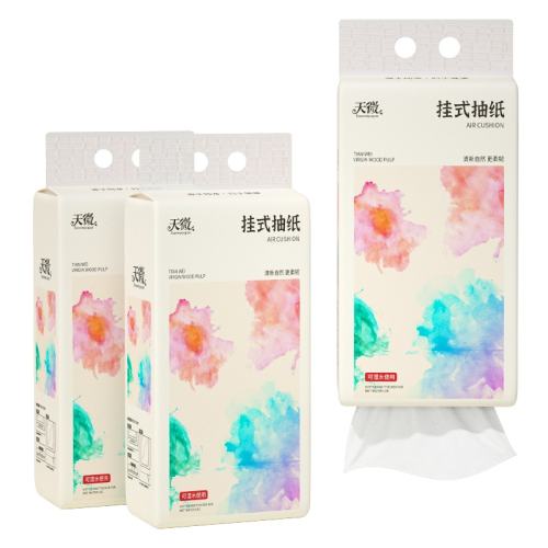 3包尝鲜装 2500张/提悬挂式抽纸12提整箱家用实惠装卫生纸擦手纸餐巾纸面巾 实付2.1元