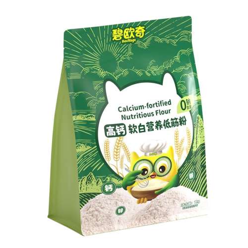 低筋面粉1kg 碧欧奇高钙软白低筋面粉儿童营养辅食烘焙专用馒头蛋糕家用 30.6元拍2件(合15.3元/件，需88VIP 95折)