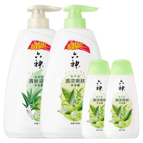 百亿补贴：清凉爽肤700ml＋沐浴露180ml 六神沐浴露持久留香清凉滋润爽肤家庭装男女品牌正品官方旗舰店 20.9元