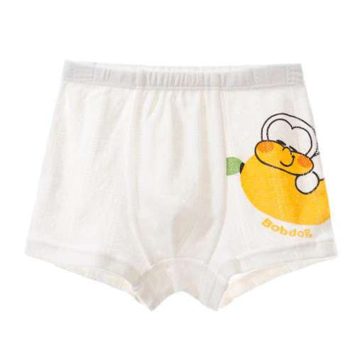 芒果多多-100%棉全网眼-4条平角 100cm 建议体重20-30斤 巴布豆儿童内裤男夏季纯棉 实付88.5元,折合44.25/件