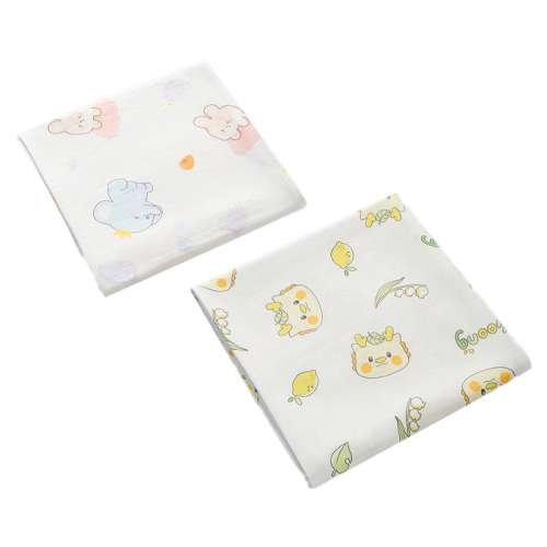 梦想乐园-双层【超柔天竹 吸湿透气】 90x90cm 包单夏季薄款襁褓婧麒新生 实付35.88元,折合17.94/件