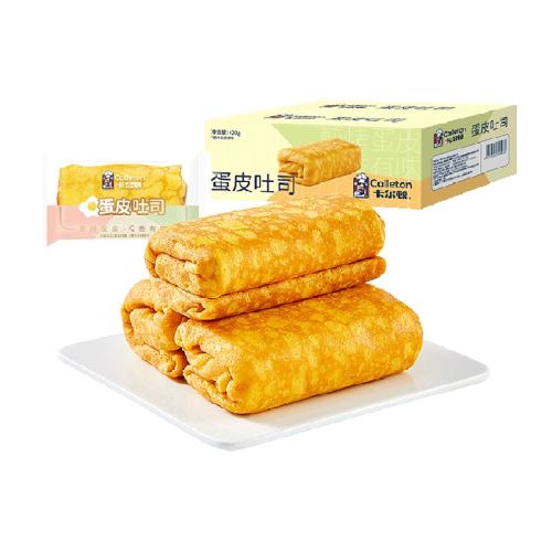 蛋皮吐司420g×1箱 1件 Calleton/卡尔顿蛋皮吐司 18.3元