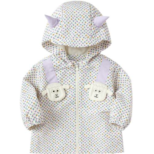 聚划算：白紫色调00317 73cm 绘本女童外套巴拉巴拉 429.5元拍5件(合85.9元/件)