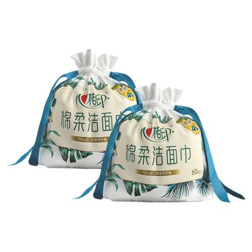 大包卷筒式【1包】 心相印洗脸巾棉柔巾干湿两用 7.9元