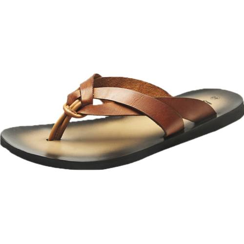 白色（标准码） 38 夏季新款男士潮流正品真皮人字拖 84.15元
