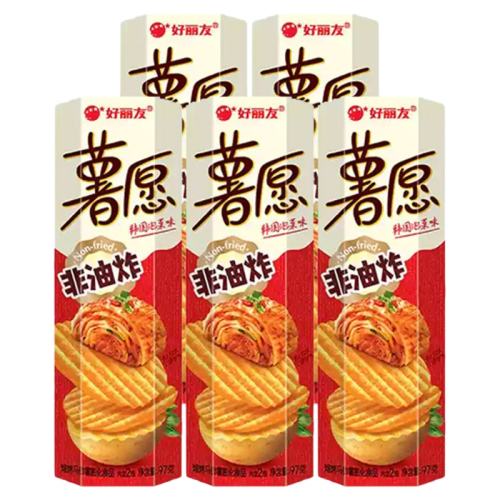 百亿补贴：好丽友 薯愿 韩国泡菜味 97g*5盒 ORION/好丽友 薯愿 韩国泡菜味 97g*5盒 26.9元