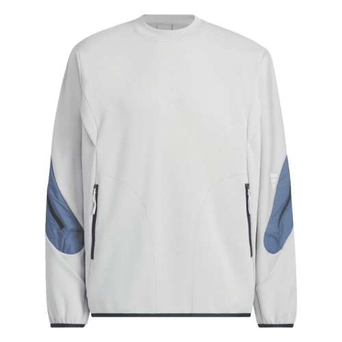 聚划算：浅灰 M FOS系列情侣款休闲宽松圆领卫衣套头衫adidas阿迪达斯轻运动 449元