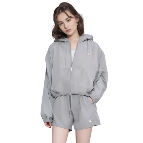 聚划算：灰色 S 连帽抽绳Petit Bari/佩蒂特 芭瑞 1393.28元拍4件(合348.32元/件，需88VIP 95折)