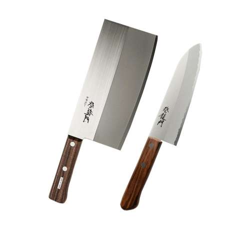 聚划算：60°以上 10.5cm 登龙门三德刀 17.5cm 自营藤次郎不锈钢日式龙门菜刀 152.62元(需88VIP 95折)