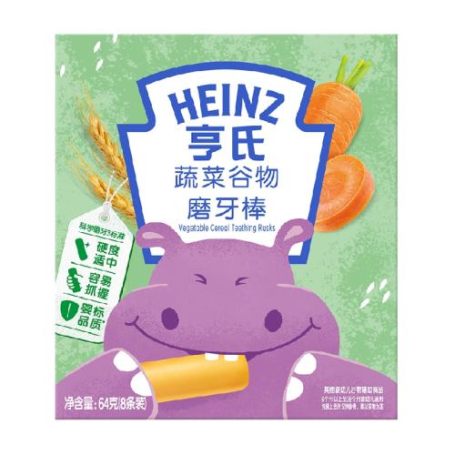 2件 亨氏宝宝护龈磨牙棒儿童零食 13.9元