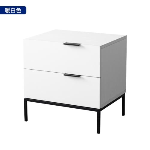聚划算：暖白色右拉手 整装 50x40x50cm 大佧极简风E0环保简约百搭床头柜 1702.5元拍5件(合340.5元/件)