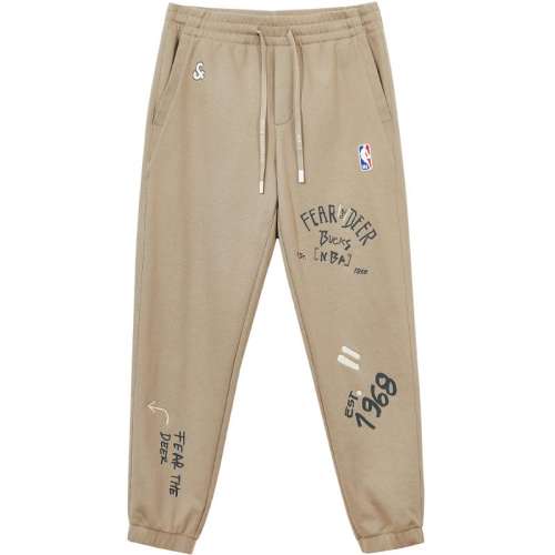 E11卡其色 170/76A/SR 杰克琼斯NBA联名束脚裤 549.4元拍4件(合137.35元/件)