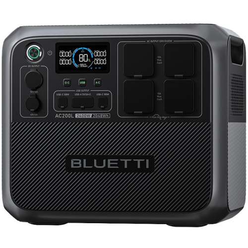 AC200L快充版（2400W/2048Wh）-2度电 640000mAh 2-6度电大容量2200W户外移动电源 实付4499.1元