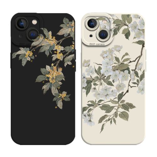 iPhone 16 622041-液态猫眼【经典黑】 适用苹果手机壳国风花朵 实付33.18元,折合11.06/件